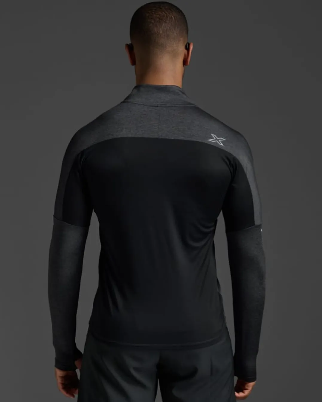 2XU Aero 1/2 Zip Black/silver Reflective