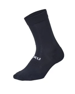 2XU Crew Socks 3 Pack Black/White