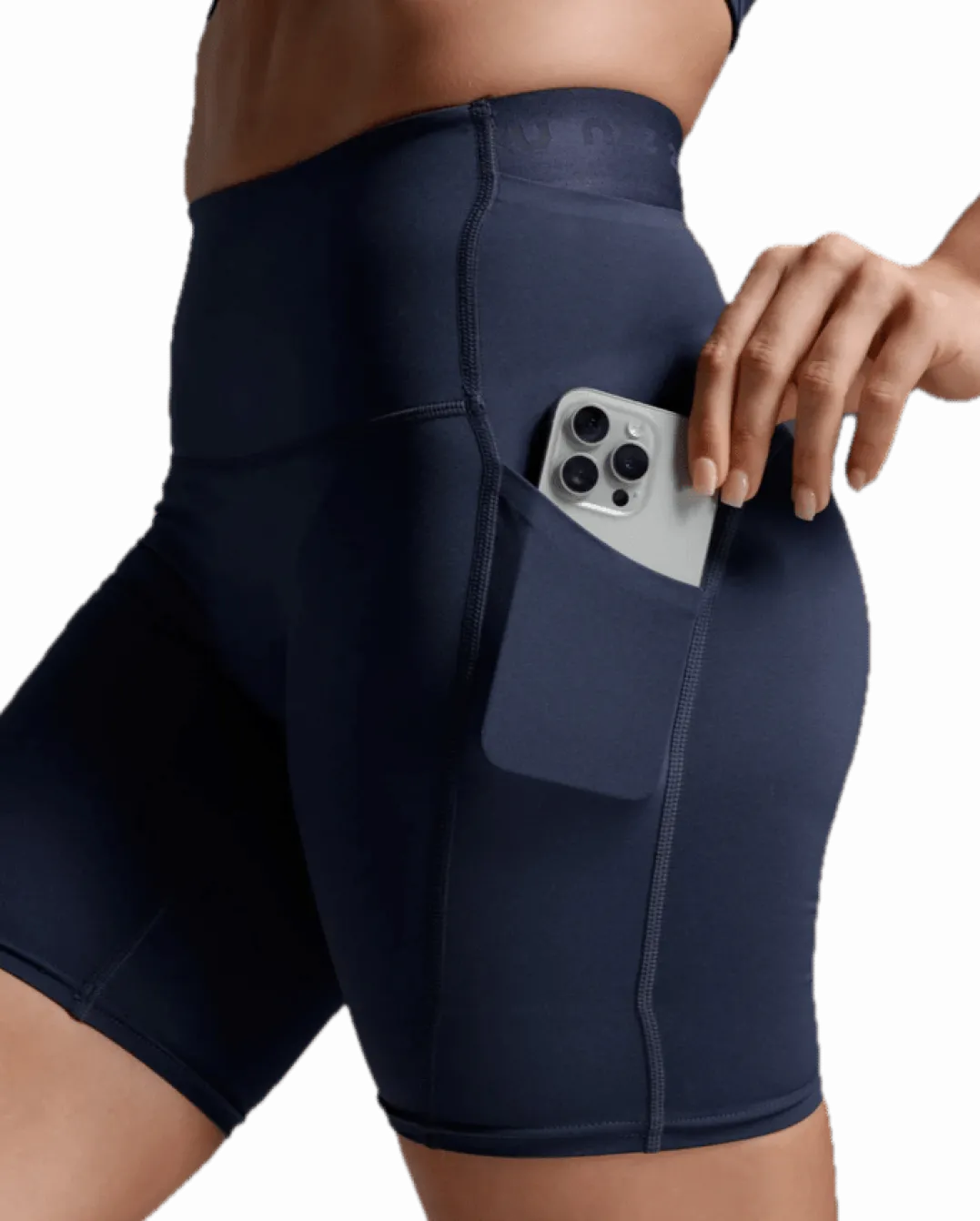 2XU Form Stash Hi-Rise Bike Short Midnight/midnight1