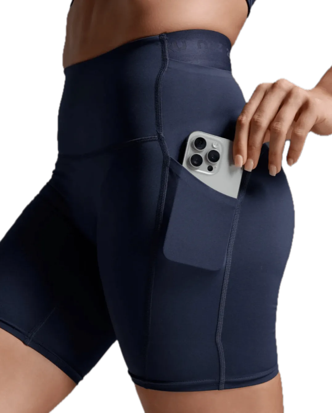 2XU Form Stash Hi-Rise Bike Short Midnight/midnight1