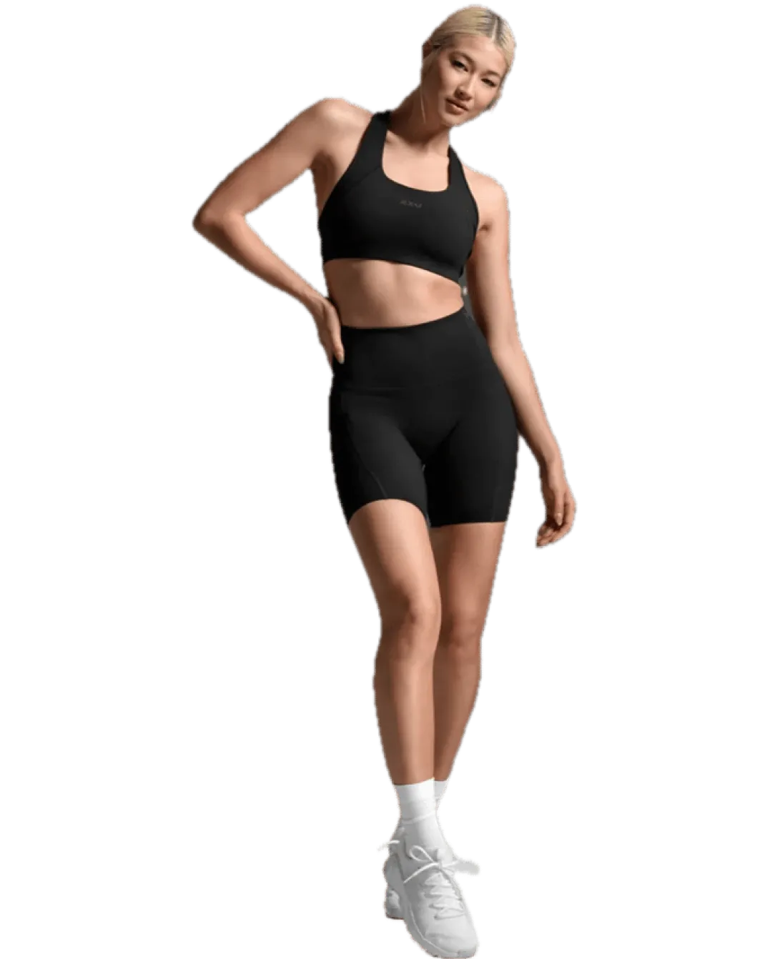 2XU Form Stash Hi-Rise Bike Short Black/black1