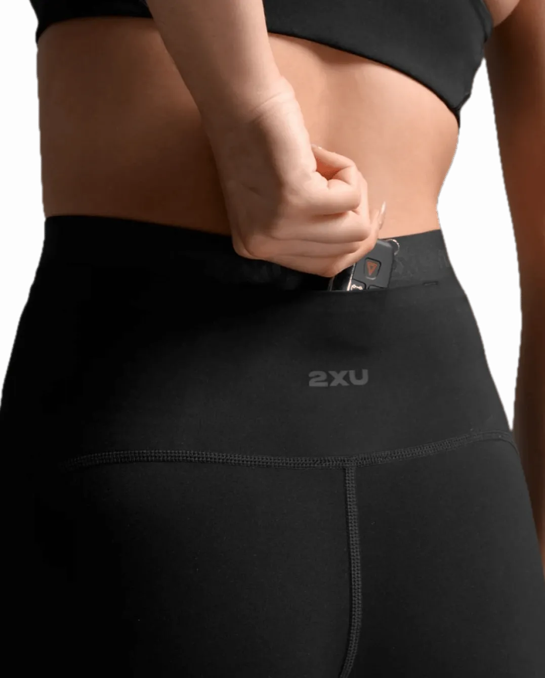 2XU Form Stash Hi-Rise Bike Short Black/black1