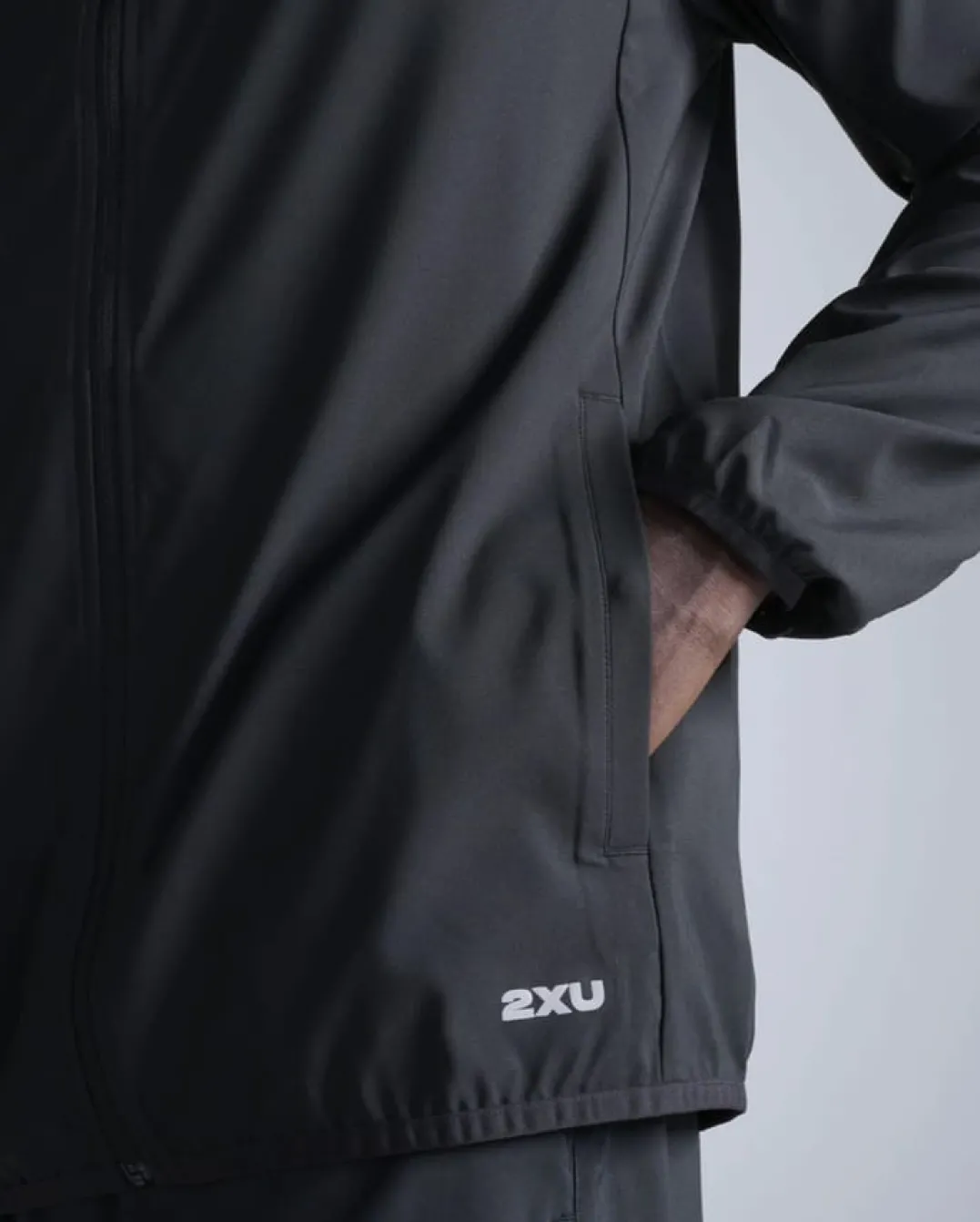 2XU Men'S Aero Jacket Black/silver Reflective