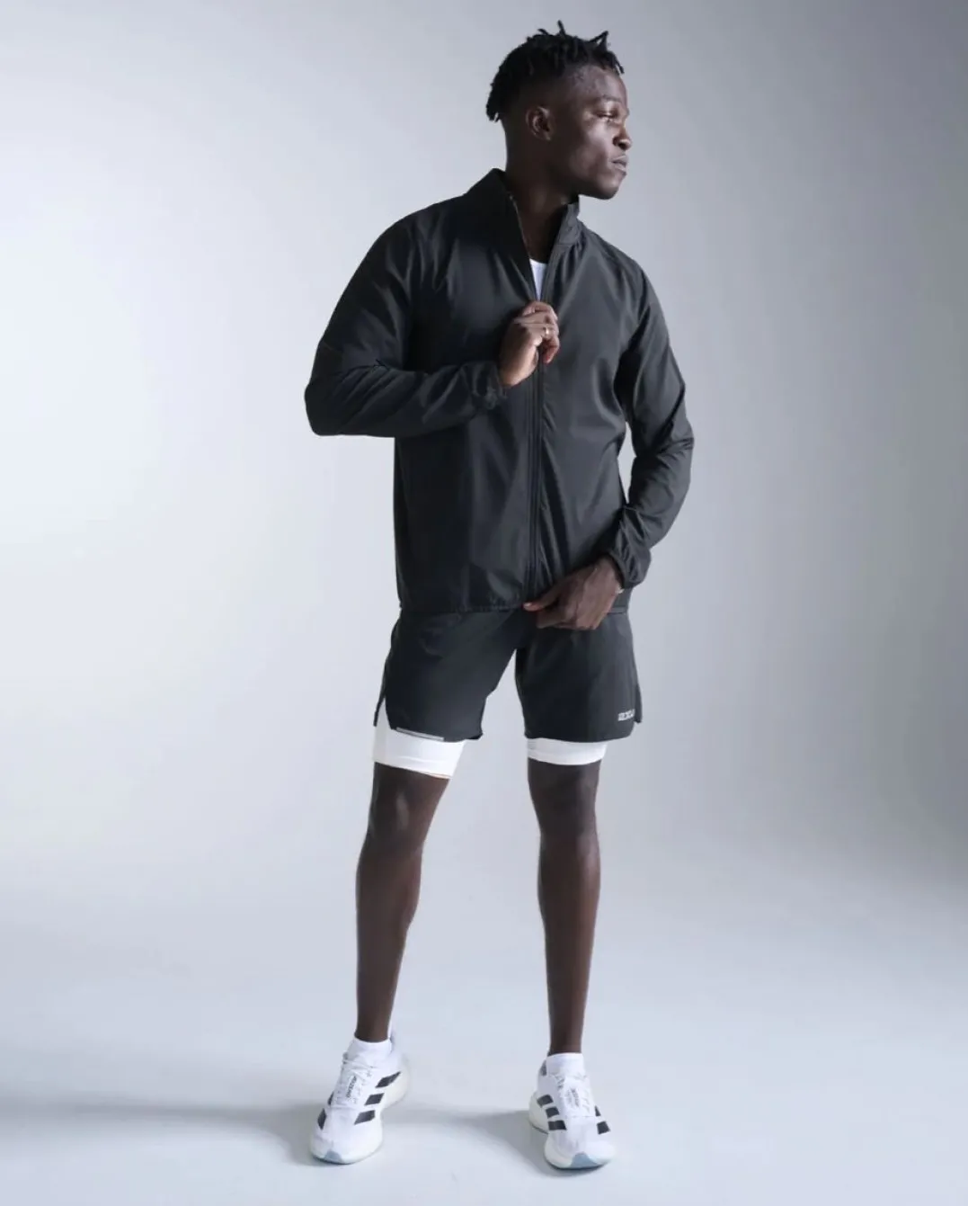 2XU Men'S Aero Jacket Black/silver Reflective
