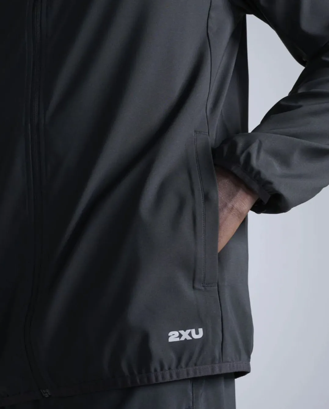 2XU Men'S Aero Jacket Black/silver Reflective