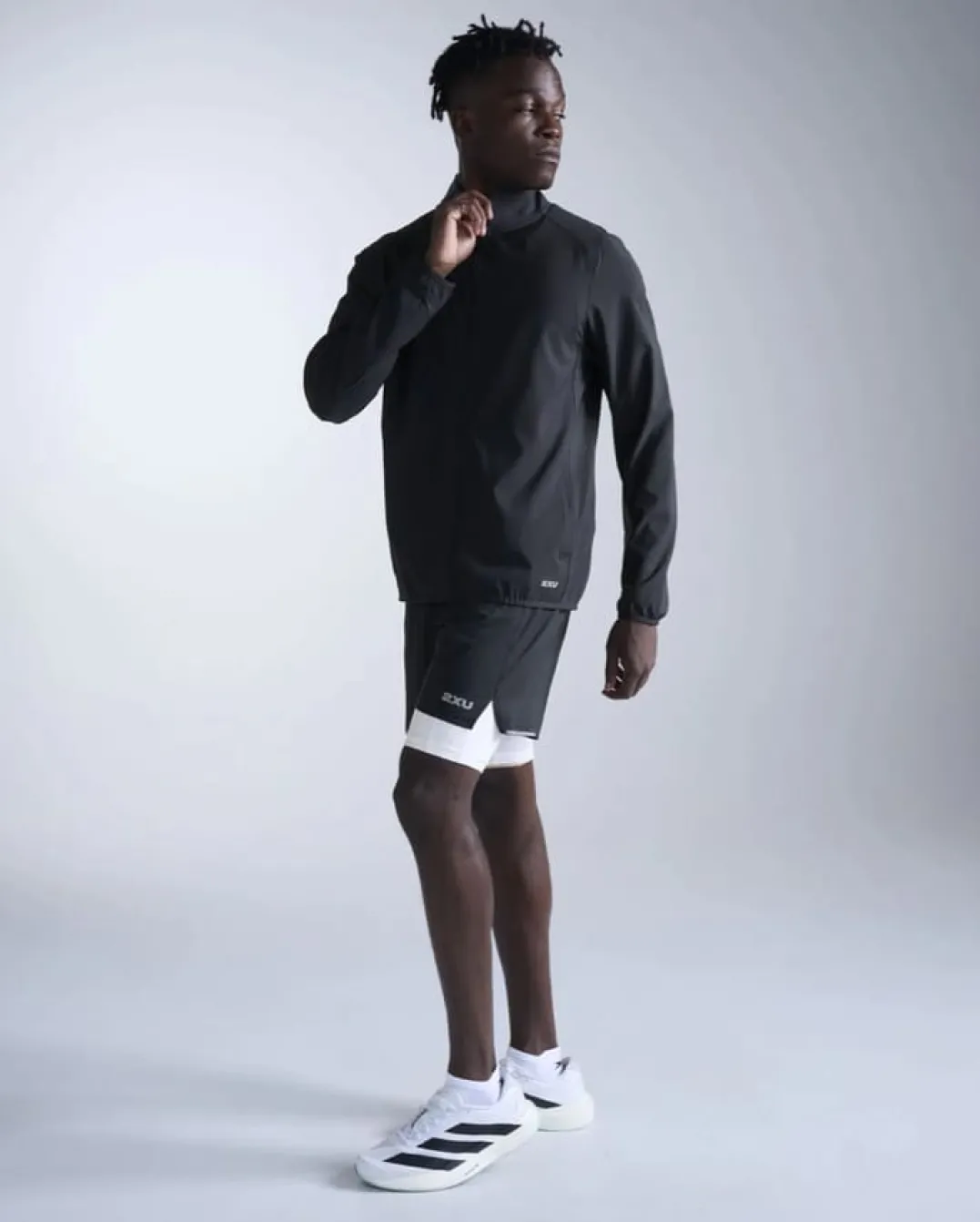 2XU Men'S Aero Jacket Black/silver Reflective