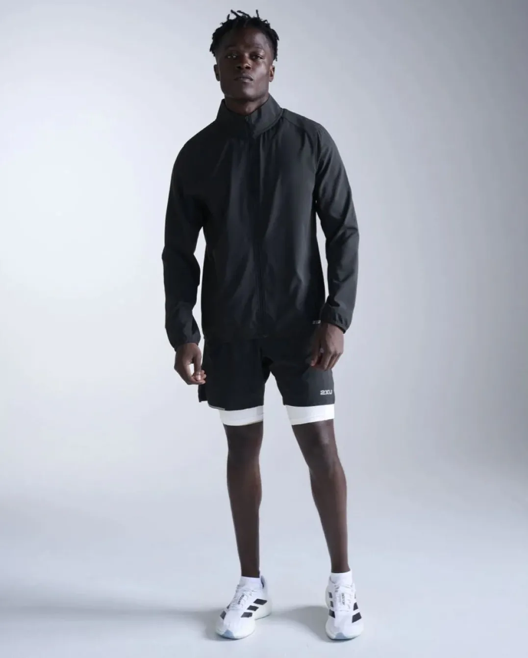 2XU Men'S Aero Jacket Black/silver Reflective