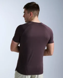 2XU Men'S Aero Mesh Tee Bark/black Reflective