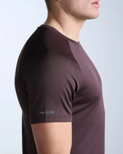 2XU Men'S Aero Mesh Tee Bark/black Reflective