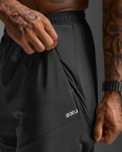 2XU Men'S Aero Woven Jogger Black/silver Reflective
