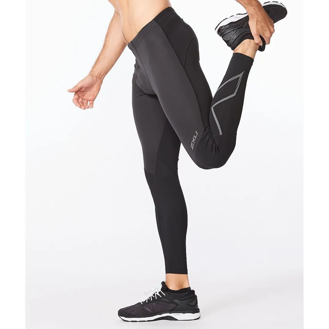 2XU Men's Ignition Shield Compression Tights Black/ Black Reflective