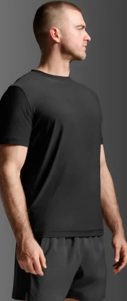 2XU Men'S Signature Soft Jersey Tee Black/black