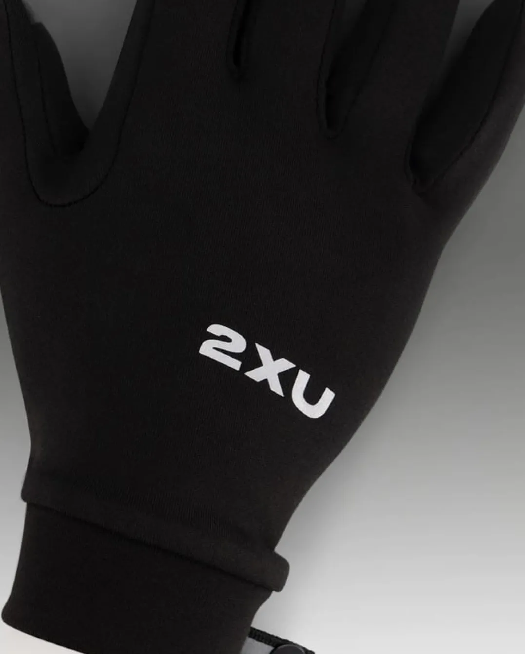2XU Run Glove Black/silver Reflective