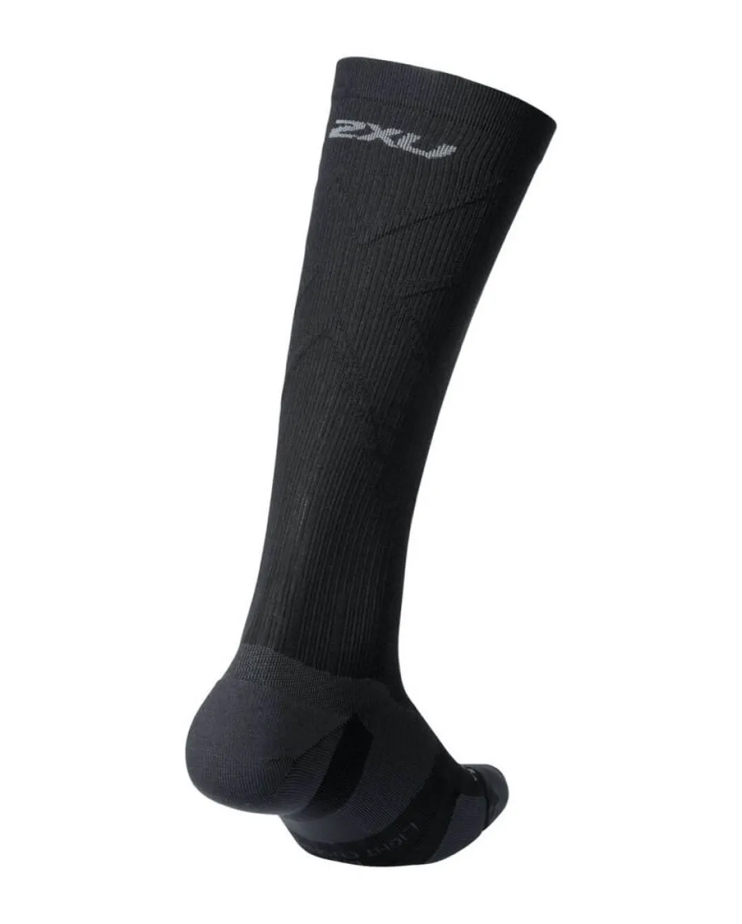 2XU VECTR Light Cushion Full Length Socks Black/Titanium