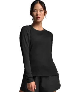 2XU Women'S Aero Mesh Long Sleeve Black/silver Reflective