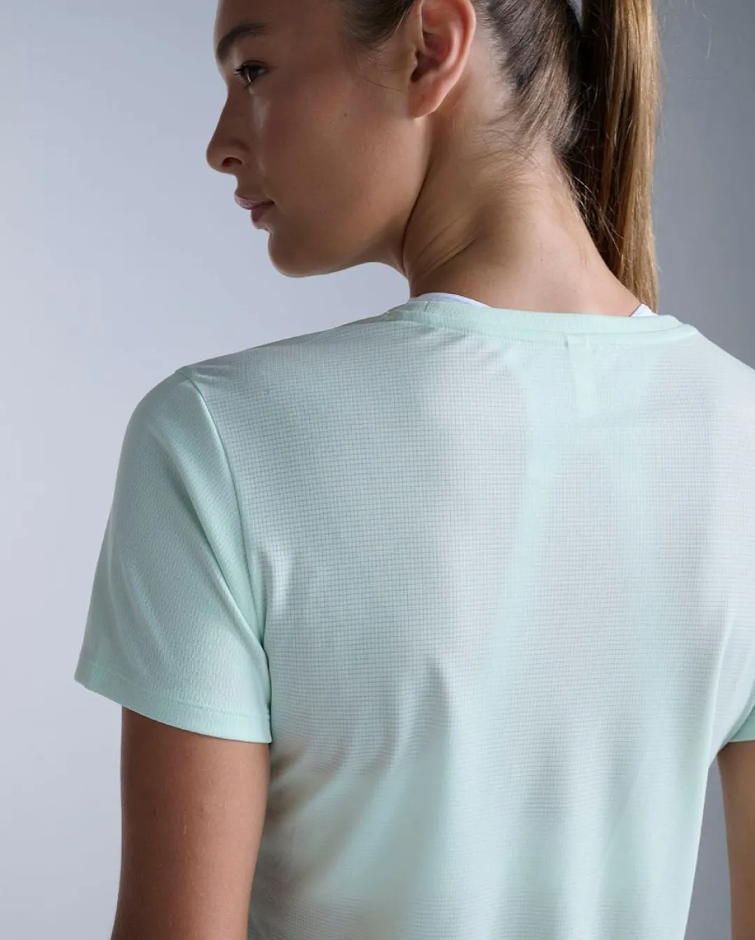 2XU Women'S Aero Mesh Tee Mint Dust/mint Reflective