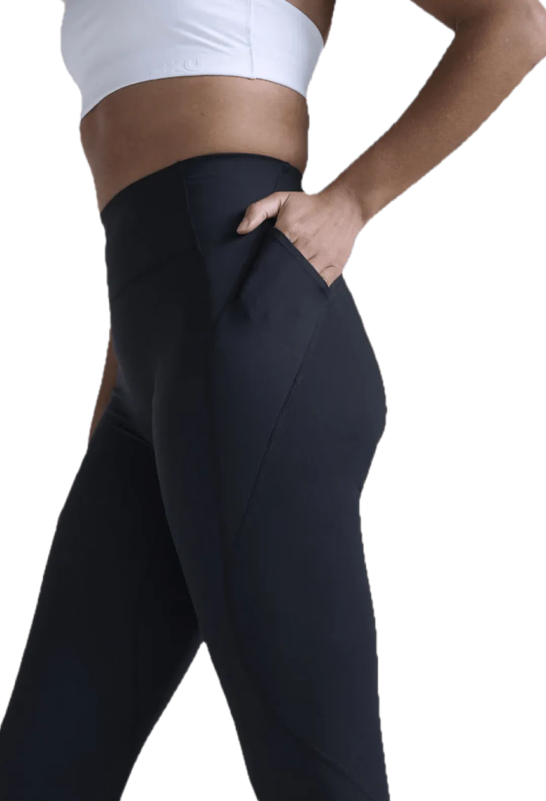 2XU Women'S Flex Hi-Rise Compression 7/8 Tights Black/black