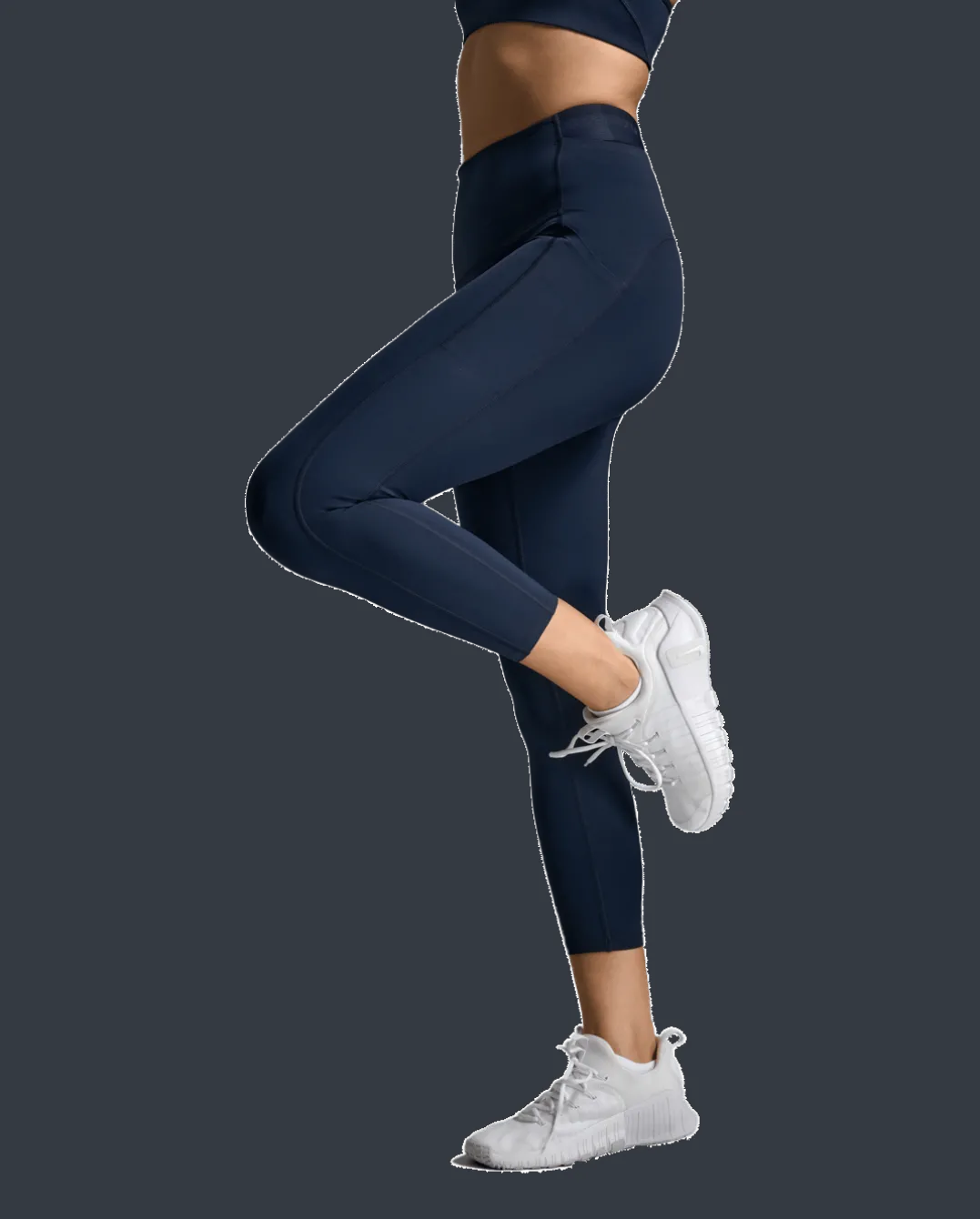 2XU Women's Form Stash Hi-Rise Compression 7/8 Midnight/midnight