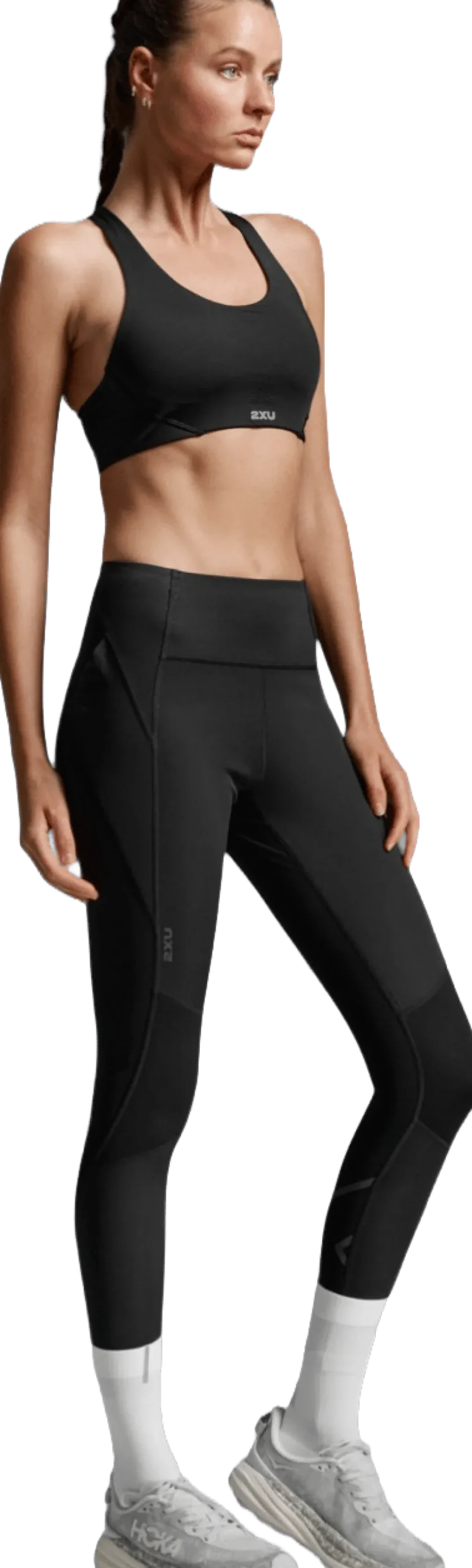 2XU Women's Ignition Shield Compression Tights Black/ Black Reflective