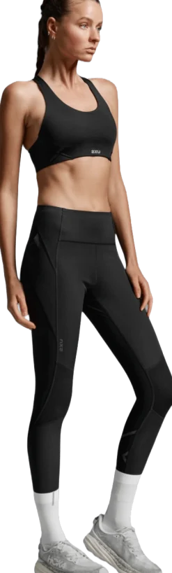 2XU Women's Ignition Shield Compression Tights Black/ Black Reflective