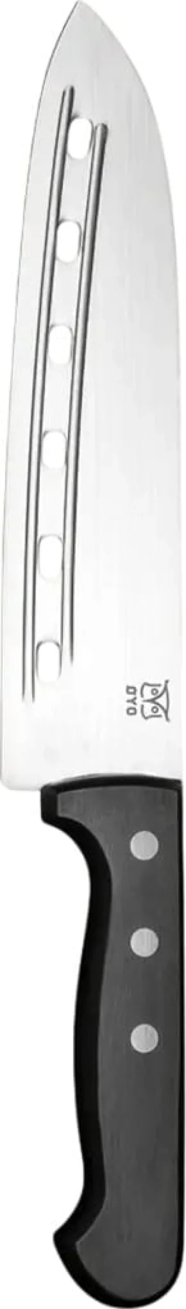 Øyo Budalen Japansk Kokkekniv Sort Skaft, 19cm